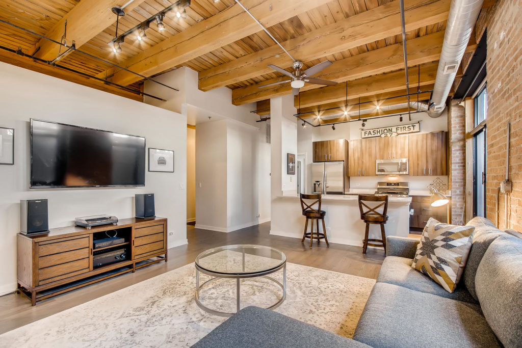 Image of living room in loft