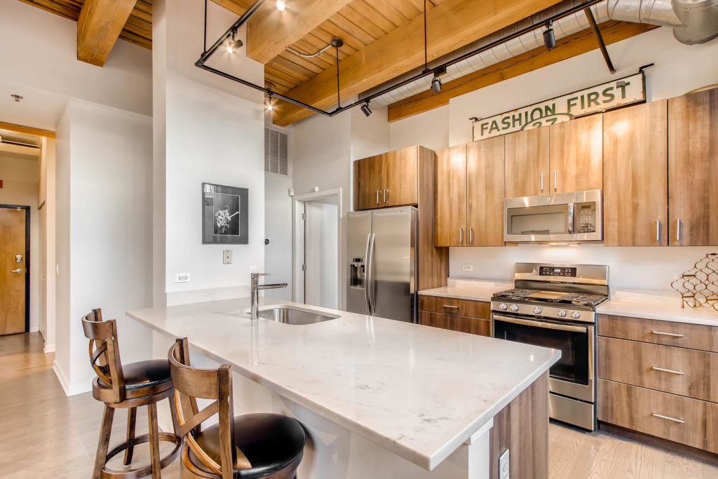 Kitchen in loft