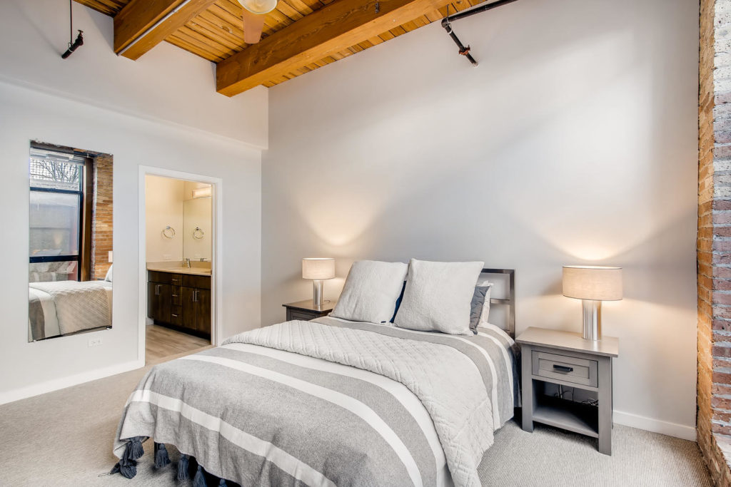 Bedroom in loft