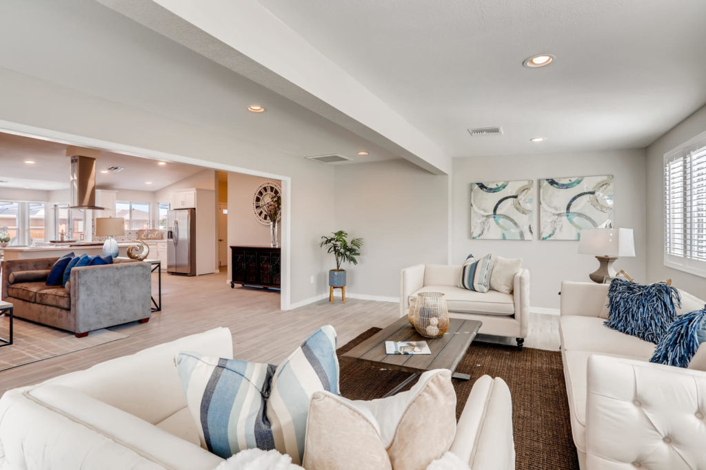 living room in house for sale