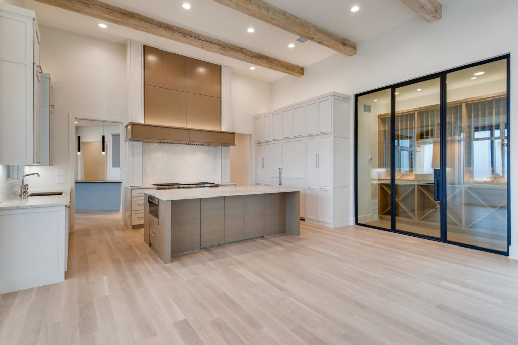 Hidden appliances for a kitchen