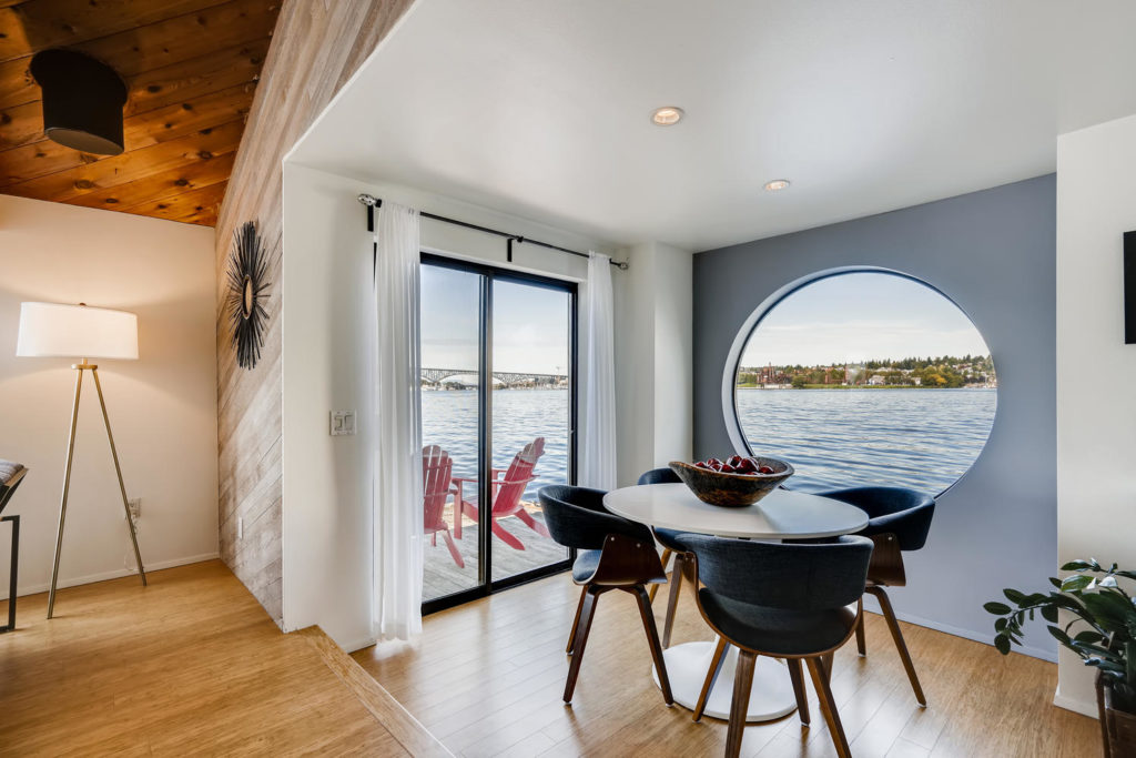 Dining room with view of the ocean