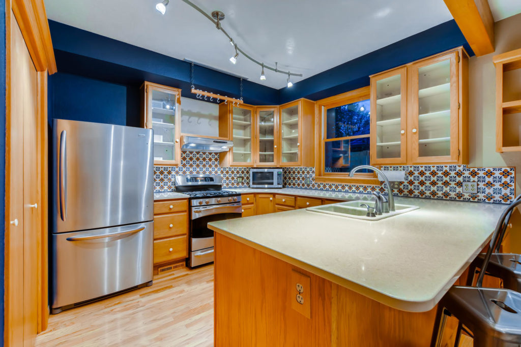Blue kitchen