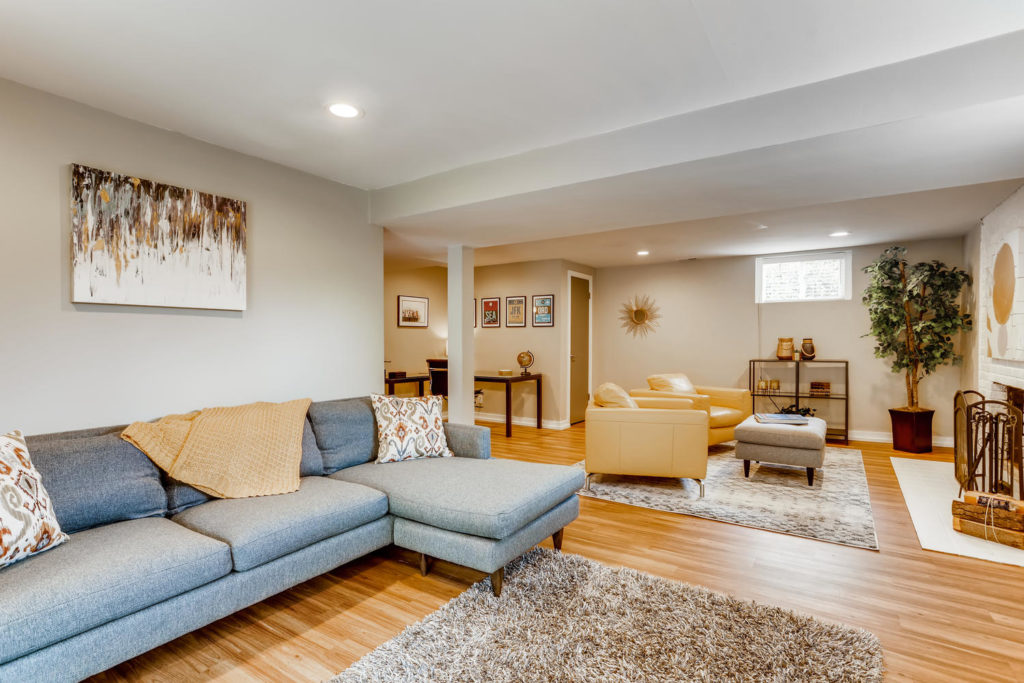 Family room mid mod