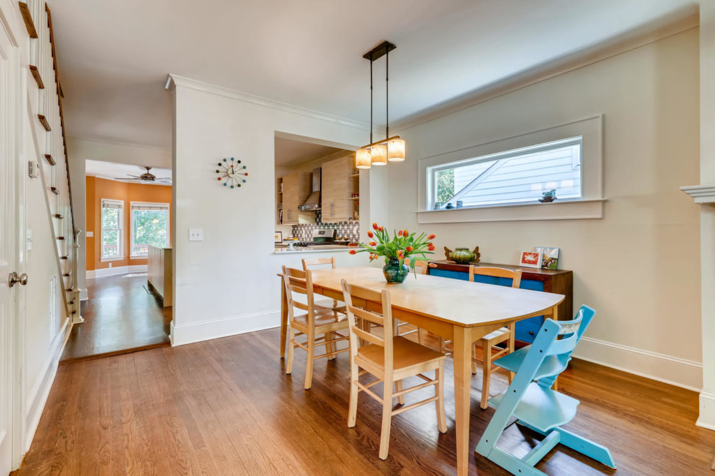 Atlanta dining room with high chair