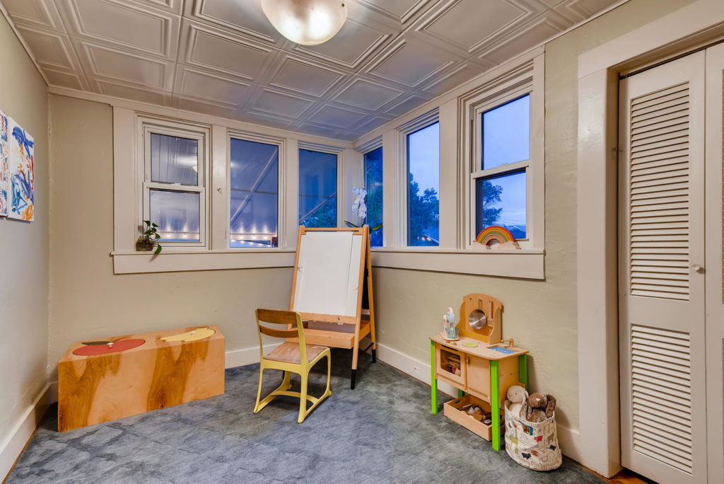Art studio with window