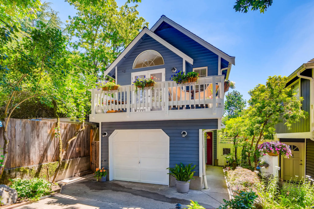 Seattle blue house