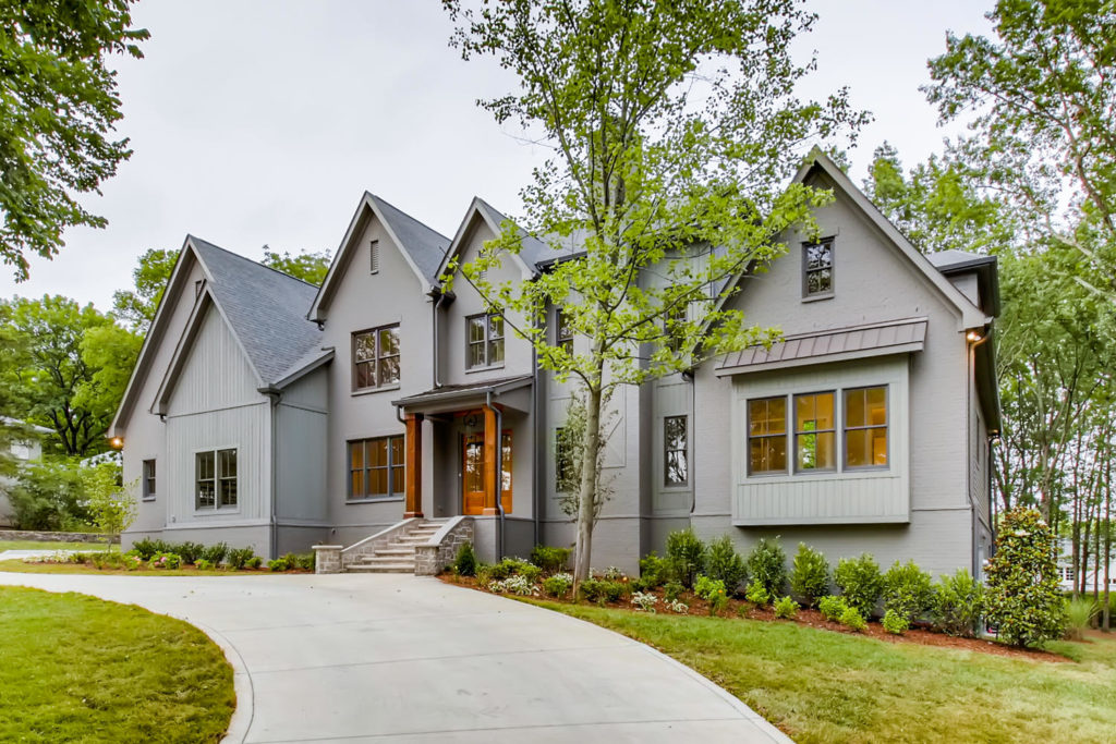 Nashville real estate photography - grey home