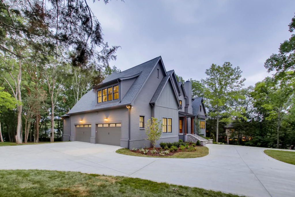 Nashville real estate photography - grey home