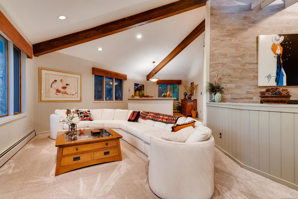 Living room Denver real estate photography