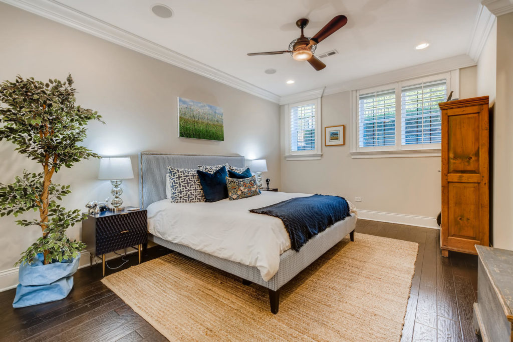 luxury bedroom Chicago - real estate image