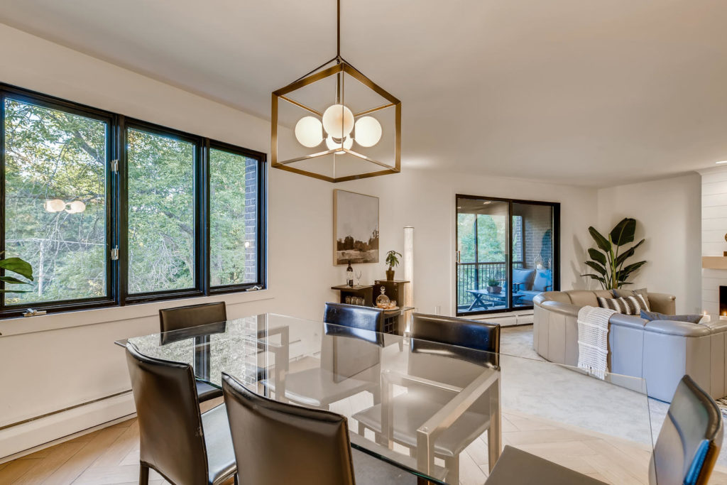 luxury dining room condo - real estate image