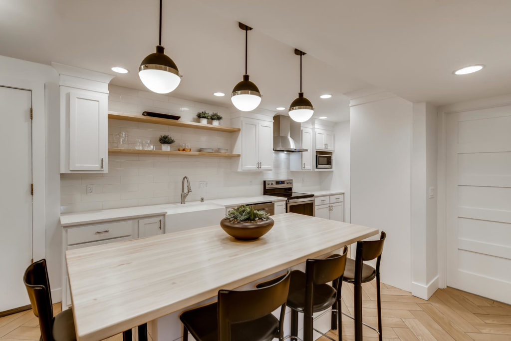 modern kitchen in condo - real estate image