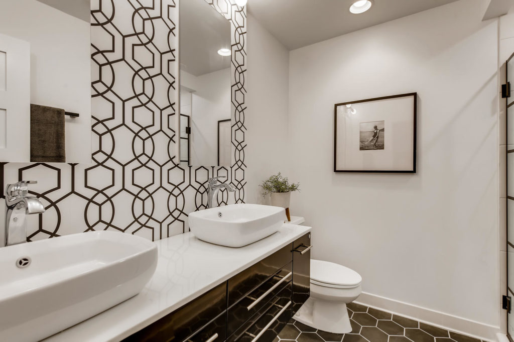modern bathroom - real estate image