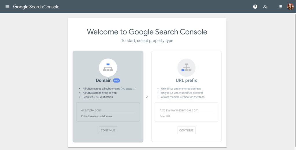 google search console real estate agent