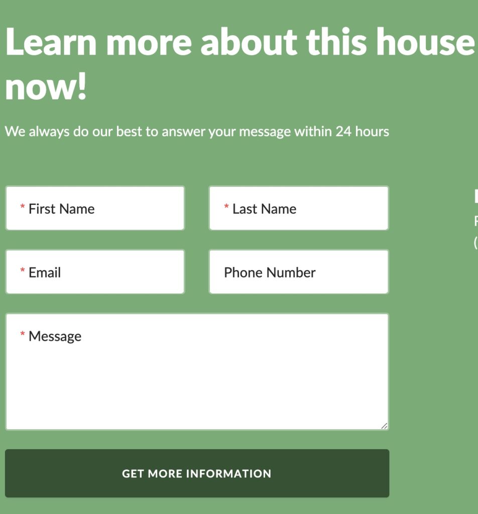 lead capture realtor