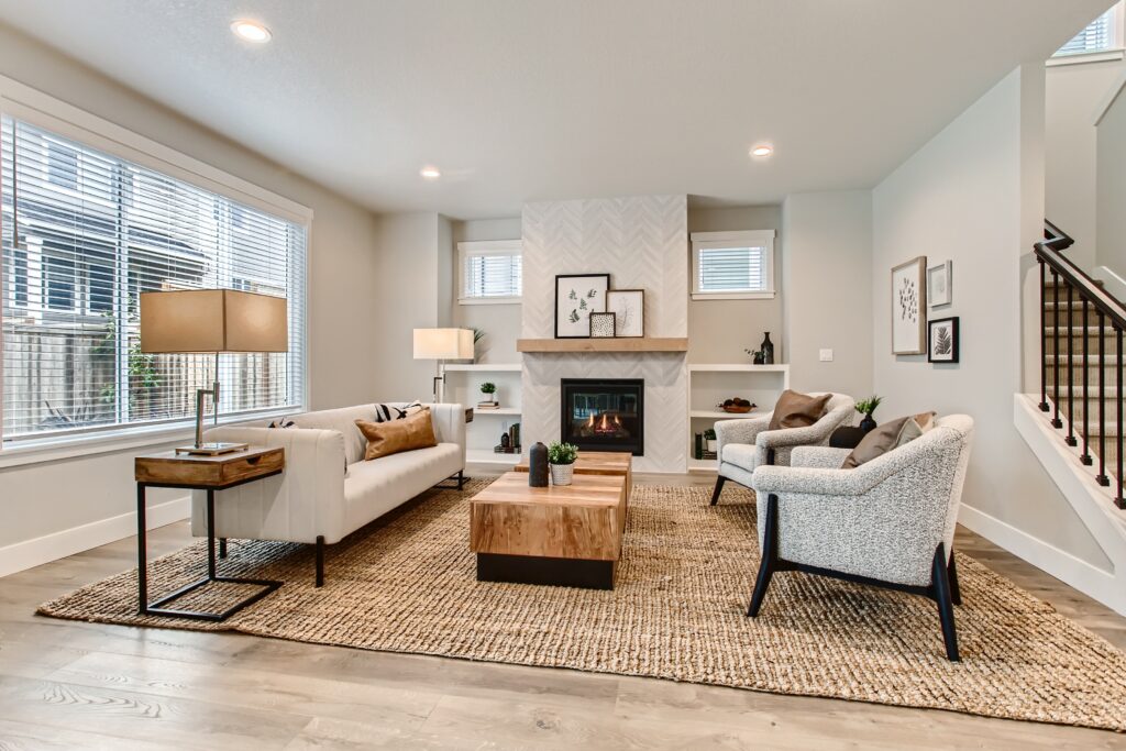 Simple and neutral designs appeal are essential when staging a home