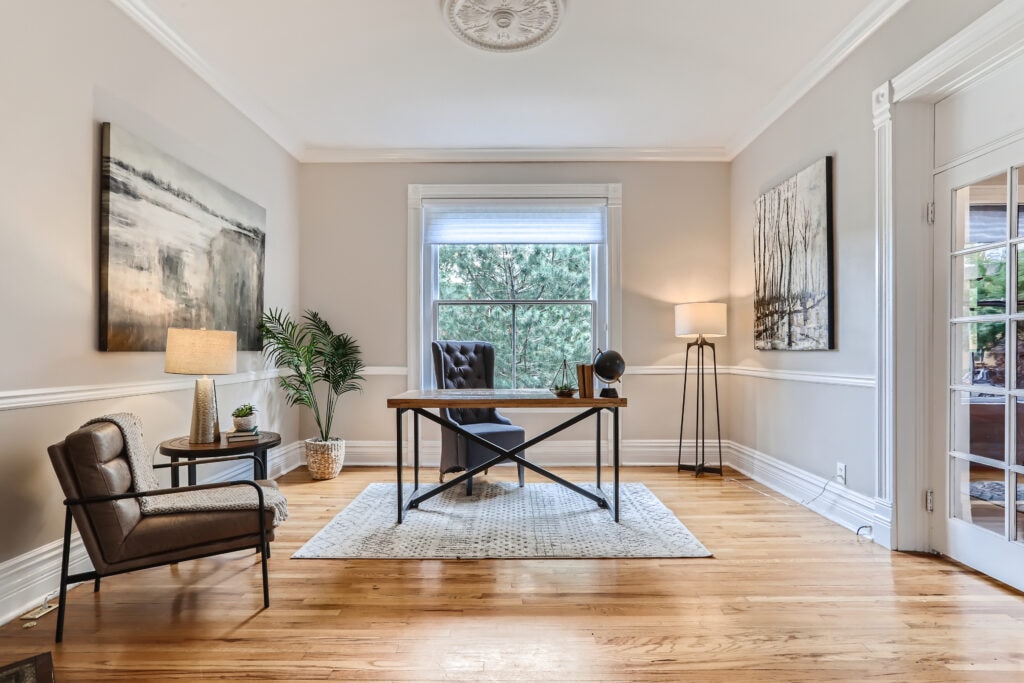 A simple, bright office space